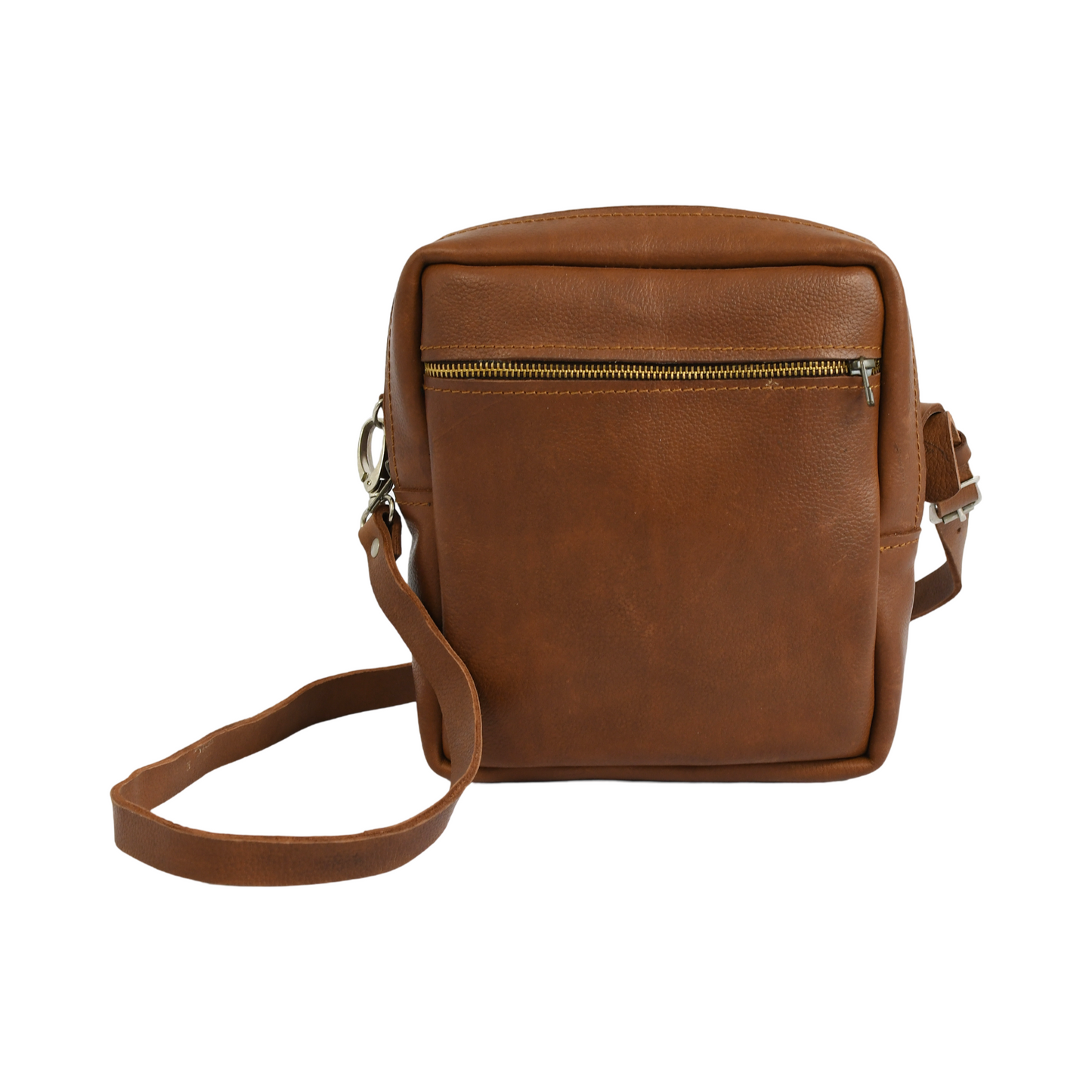 Brown leather cross body bag, Handcrafted in Cape Town R1,140