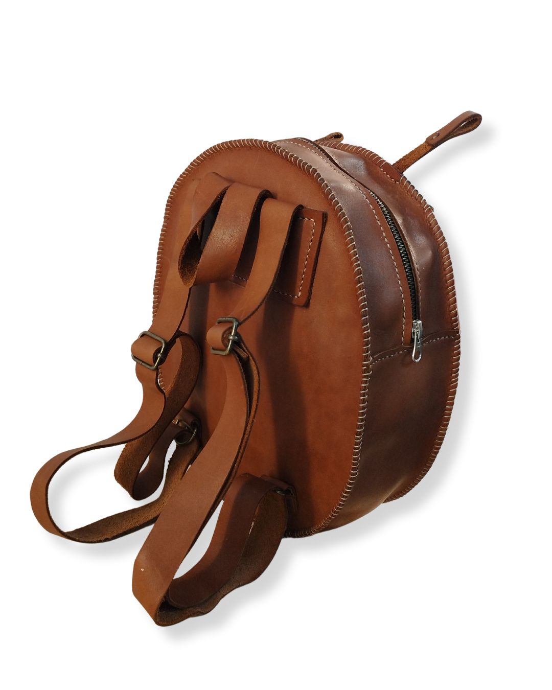 a Beautiful handcrafted brown leather lady bug kids bag made in Cape Town, South Africa, R1,380 Leather school backpack