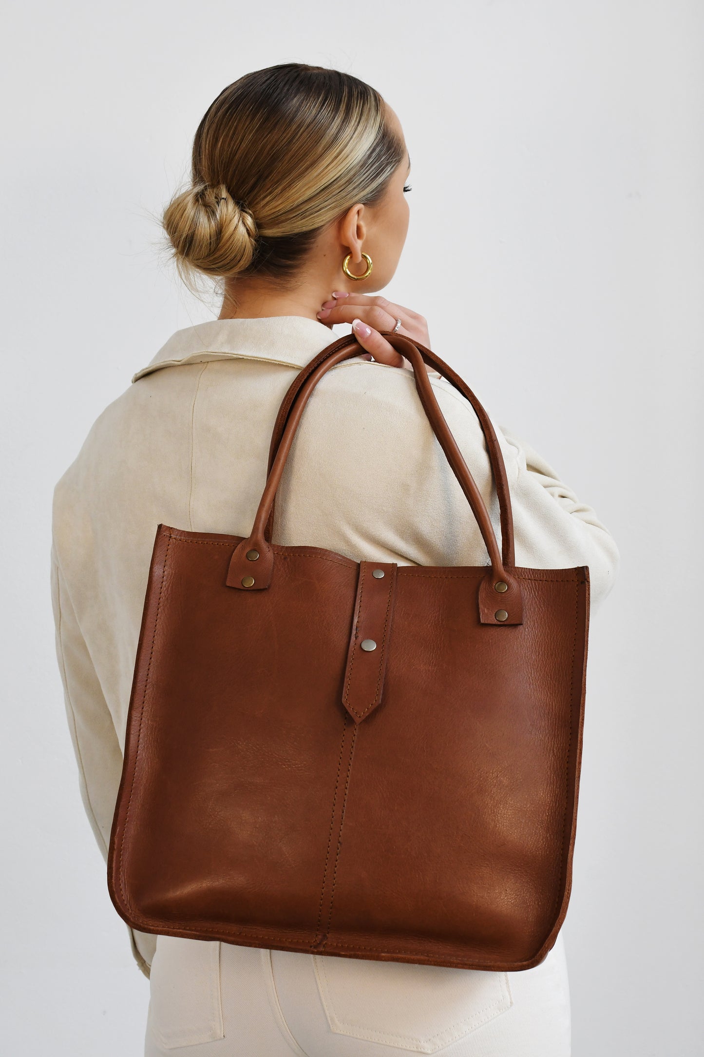 Tote Bag with Side Pocket