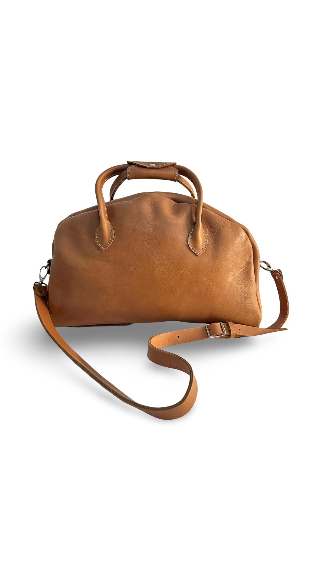 Ground Leather Leather Weekend Overnight Bag Cape Town Handcrafted