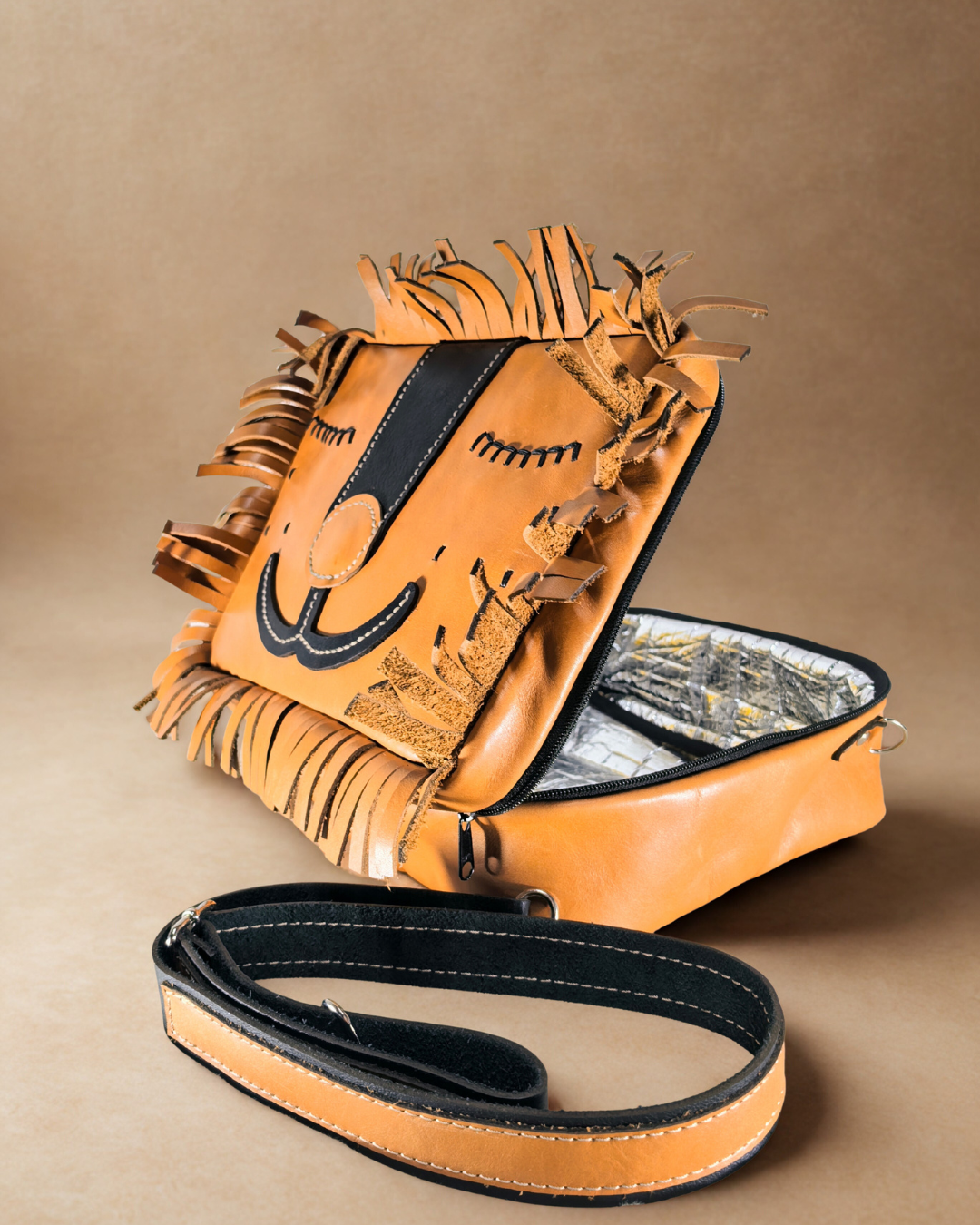 Leather Lion Lunch Bag - Cape Town Premium Handcrafted R920.00