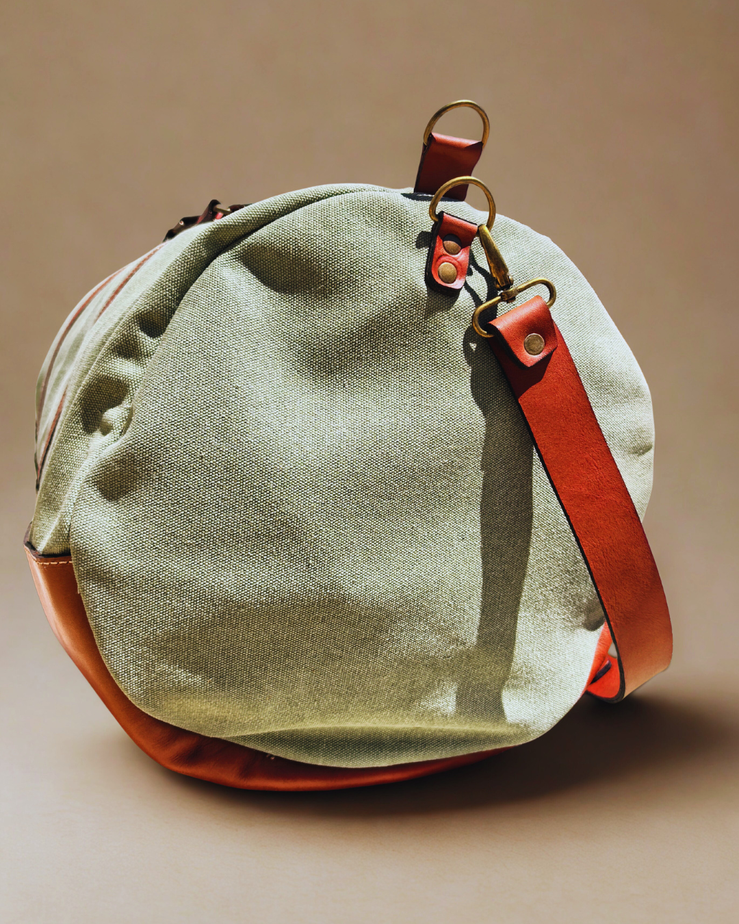 Ground Leather Leather & Canvas Old School Duffel View 3 Cape Town